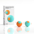 ROJECO Intelligent Interactive Cat Toys Ball with 3 Interactive Modes & LED LightsAutomatic Cat Moving Rolling Ball for Indoor Cat KittenSmart Cat Toy Self Rotating Ball Birthday Gift(2Pack)