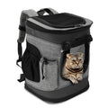 Kritter Planet Pet Carrier Backpack for Cats Dogs Breathable Pet Backpack with 4 Mesh Window Portable Pet Carrier for Camping