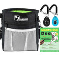 BARKIE Dog Training Set: Treat Pouch & Clickers (Black)